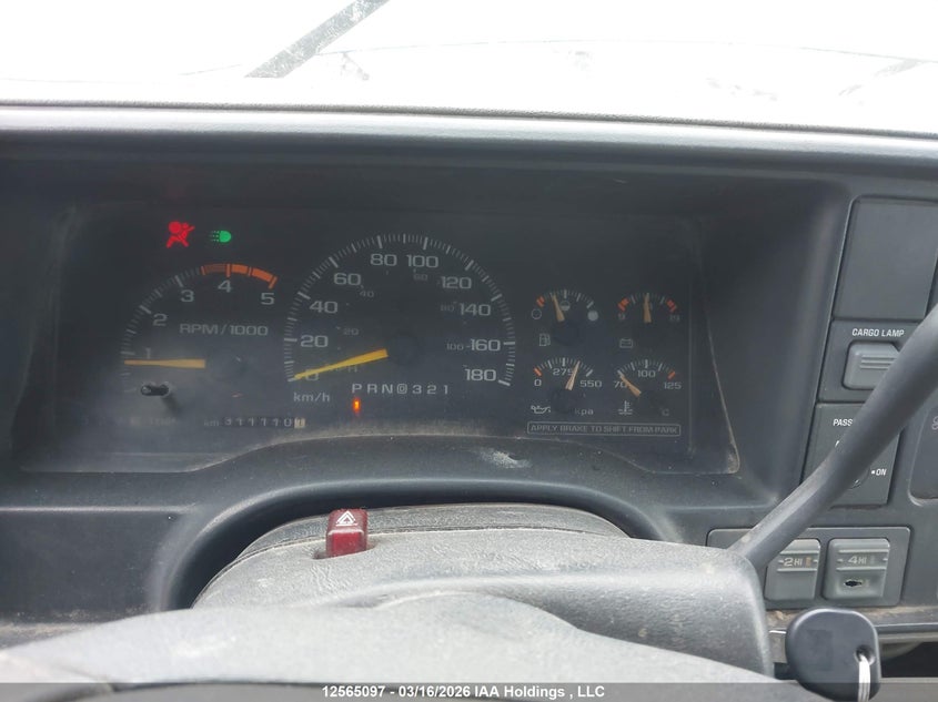 1997 Chevrolet Gmt-400 K1500 VIN: 1GCEK19S2VE275020 Lot: 12565097