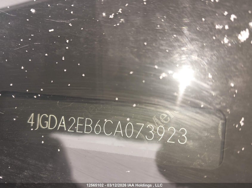 2012 Mercedes-Benz Ml 350 Bluetec VIN: 4JGDA2EB6CA073923 Lot: 12565102