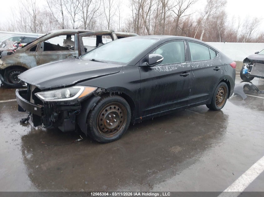 Vin: kmhd84lf8ju705006, lot: 2958935, hyundai elantra 20182