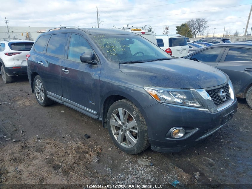 5N1CR2MM8EC633391 2014 Nissan Pathfinder Hybrid/Sv/Sl/Platinum auction photo 1