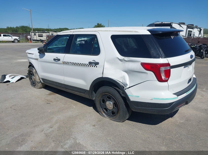 Vin: 1fm5k8arxjgb48592, lot: 2959276, ford explorer police interceptor 20183