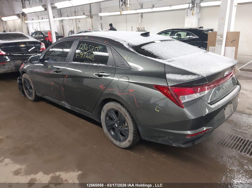 Vin: kmhlm4ag3pu492218, lot: 2959562, hyundai elantra 20233