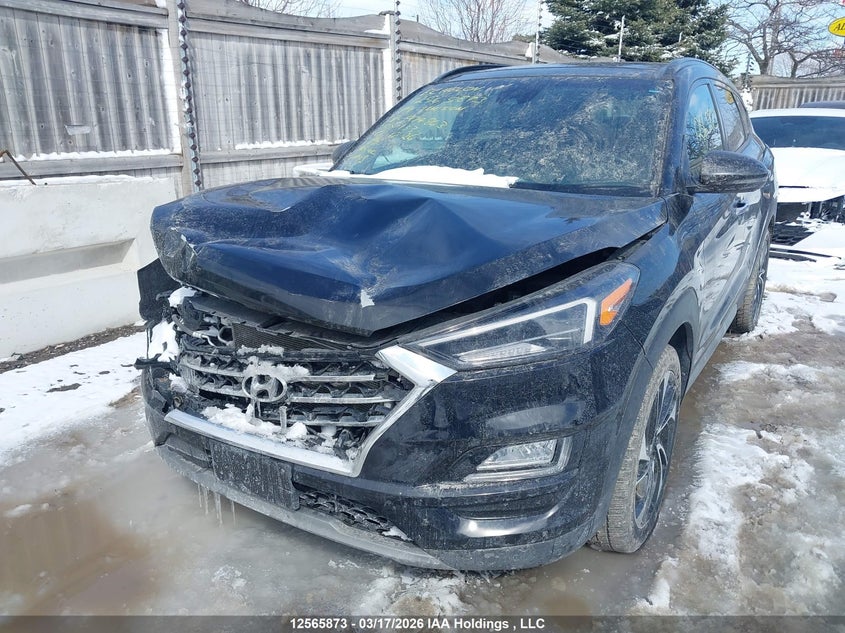 2019 Hyundai Tucson, Удар спереду, IAAI, VIN KM8J3CAL7KU974863 — фото 2