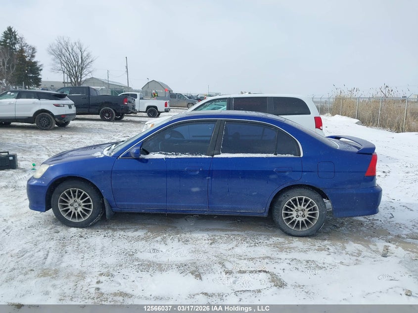 2005 Acura 1.7El Premium VIN: 2HHES36815H101014 Lot: 12566037