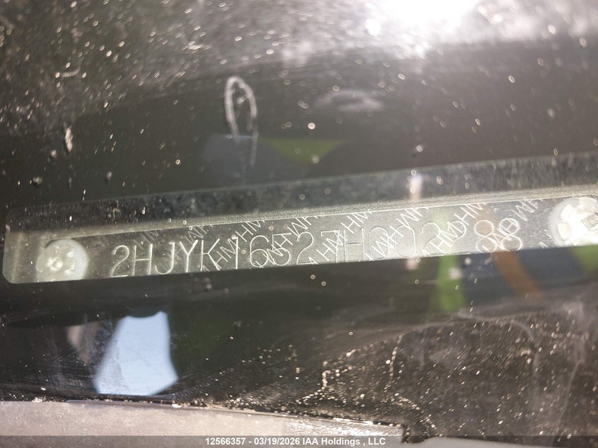 2007 Honda Ridgeline Rtl VIN: 2HJYK16527H002288 Lot: 12566357