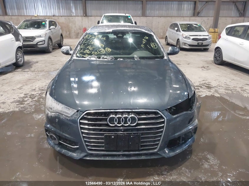 2016 Audi A6 3.0T Progressiv/3.0T Technik VIN: WAUJGAFC9GN186431 Lot: 12566490