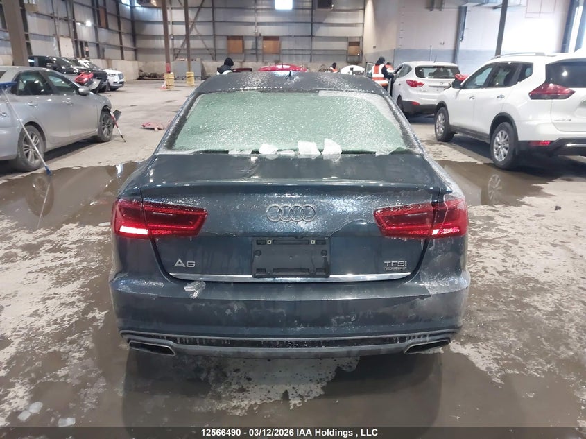2016 Audi A6 3.0T Progressiv/3.0T Technik VIN: WAUJGAFC9GN186431 Lot: 12566490