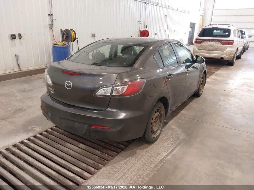 2012 Mazda 3 2.0 Azda3 Gs Grey Lot 111012566834 Vin JM1BL1VF4C1520185