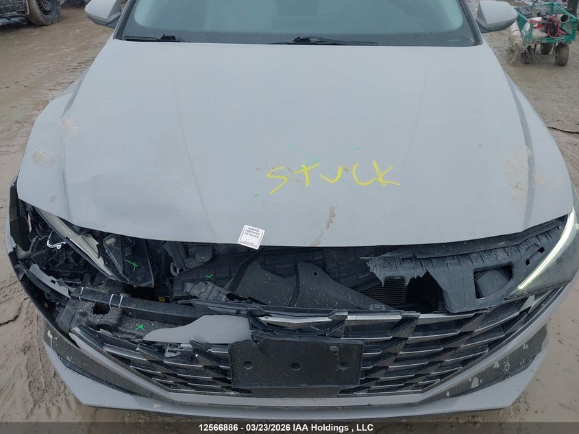 2022 Hyundai Elantra Ultimate Ivt With Tech Package With Two-Tone Interior VIN: KMHLN4AG5NU249133 Lot: 12566886