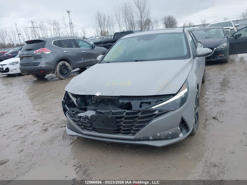 2022 Hyundai Elantra Ultimate Ivt With Tech Package With Two-Tone Interior VIN: KMHLN4AG5NU249133 Lot: 12566886