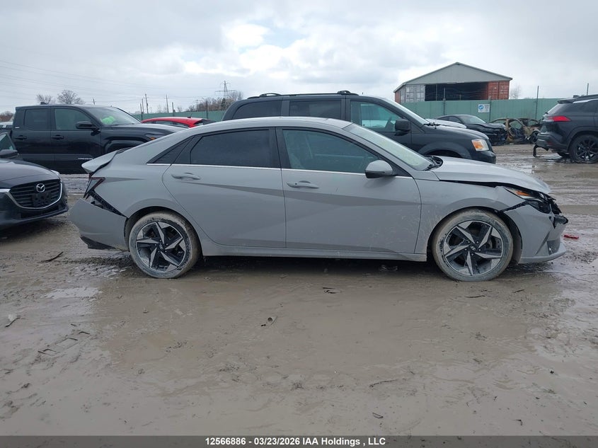 2022 Hyundai Elantra Ultimate Ivt With Tech Package With Two-Tone Interior VIN: KMHLN4AG5NU249133 Lot: 12566886