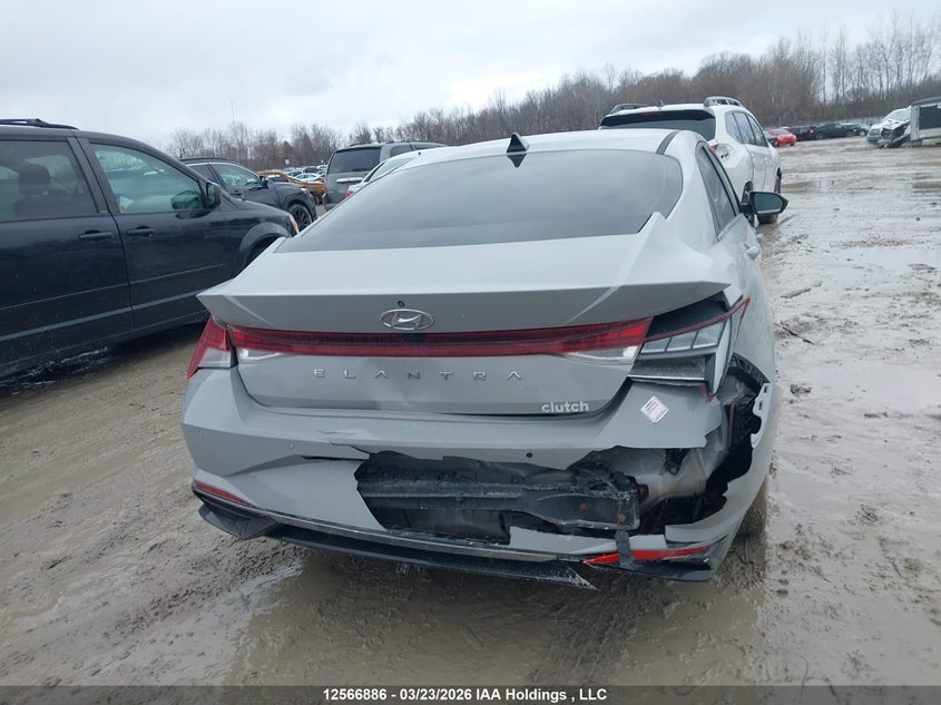 2022 Hyundai Elantra Ultimate Ivt With Tech Package With Two-Tone Interior VIN: KMHLN4AG5NU249133 Lot: 12566886