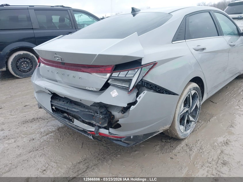 2022 Hyundai Elantra Ultimate Ivt With Tech Package With Two-Tone Interior VIN: KMHLN4AG5NU249133 Lot: 12566886
