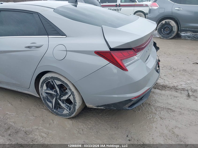 2022 Hyundai Elantra Ultimate Ivt With Tech Package With Two-Tone Interior VIN: KMHLN4AG5NU249133 Lot: 12566886