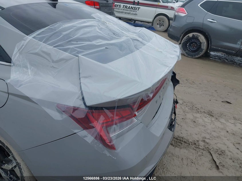 2022 Hyundai Elantra Ultimate Ivt With Tech Package With Two-Tone Interior VIN: KMHLN4AG5NU249133 Lot: 12566886