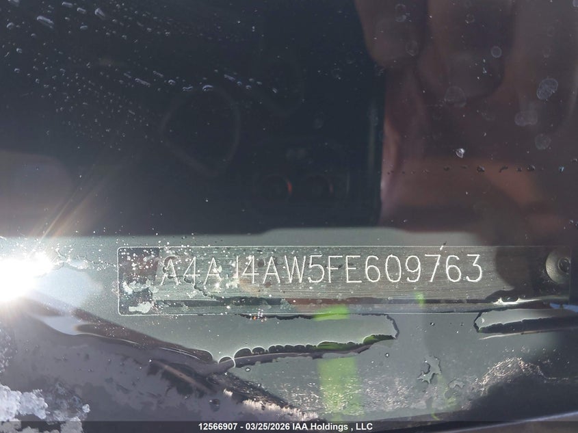 2015 Mitsubishi Rvr VIN: 4A4AJ4AW5FE609763 Lot: 12566907