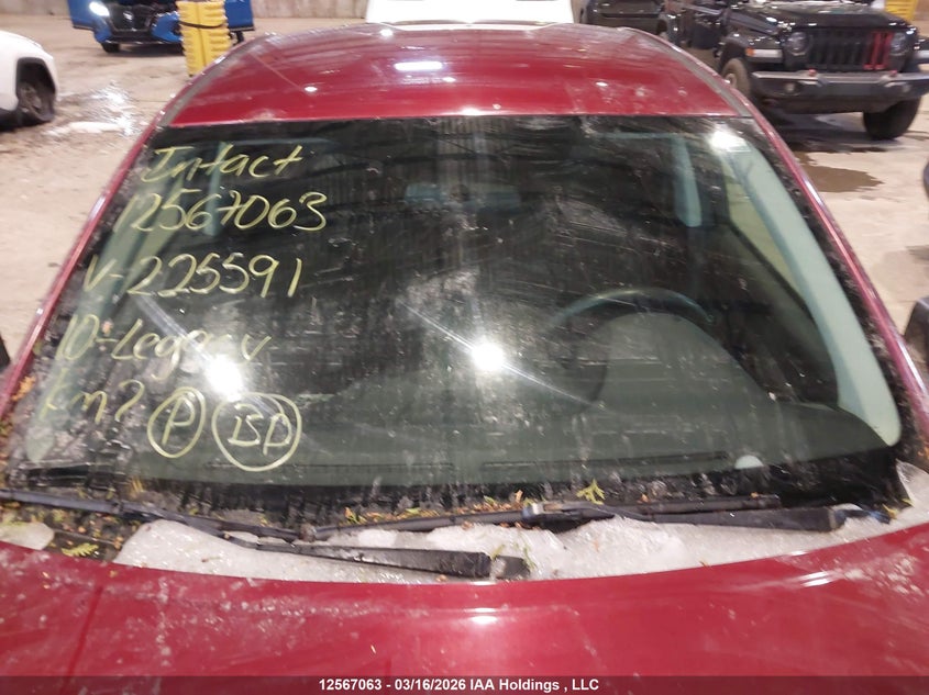 2010 Subaru Legacy VIN: 4S3BMGA64A1225591 Lot: 12567063