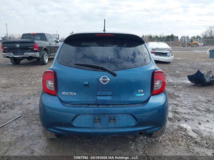 2015 Nissan Micra S/Sr/Sv VIN: 3N1CK3CPXFL249616 Lot: 12567092