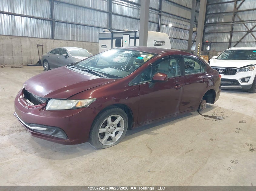 Vin: 2hgfb2e4xdh039788, lot: 2961128, honda civic lx 20132