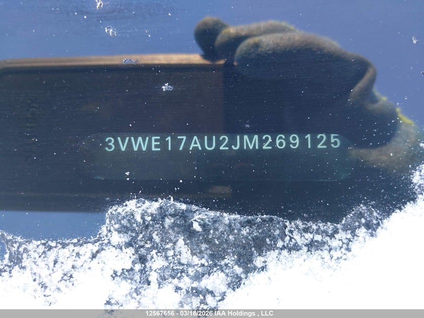 2018 Volkswagen Golf 1.8 Tsi Trendline VIN: 3VWE17AU2JM269125 Lot: 12567656