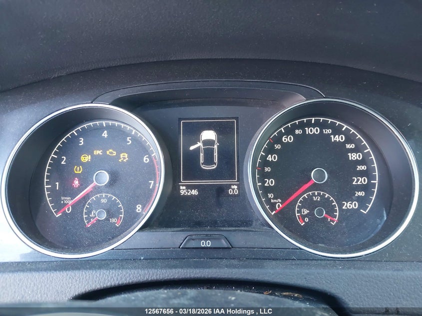 2018 Volkswagen Golf 1.8 Tsi Trendline VIN: 3VWE17AU2JM269125 Lot: 12567656