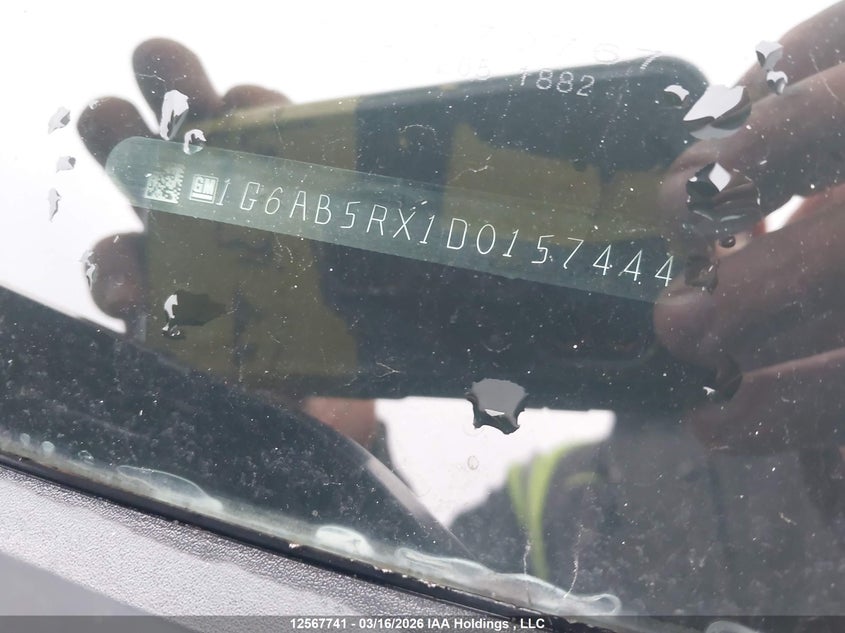 2013 Cadillac Ats Luxury VIN: 1G6AB5RX1D0157444 Lot: 12567741