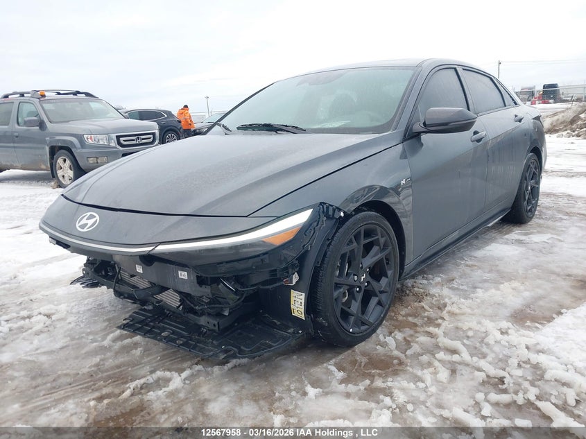 Vin: kmhlr4df7ru787314, lot: 2961922, hyundai elantra n line ultimate 20242