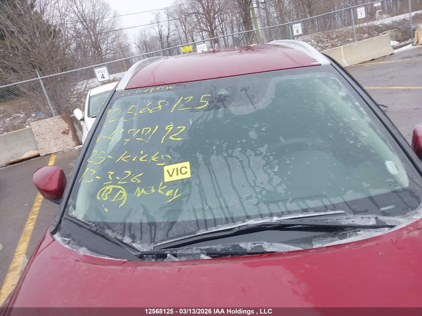 2025 Nissan Kicks Play Sv VIN: 3N1CP5CV9SL477192 Lot: 12568125