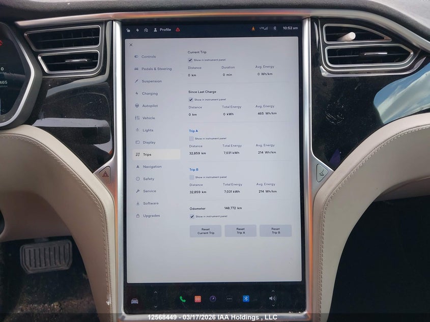 2015 Tesla Model S 70D VIN: 5YJSA1S21FF087444 Lot: 12568449