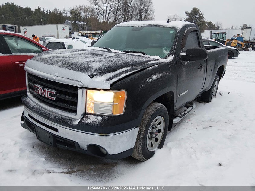 2009 GMC Sierra, Right Front, IAAI, VIN 1GTEC14X19Z248583 — photo 2