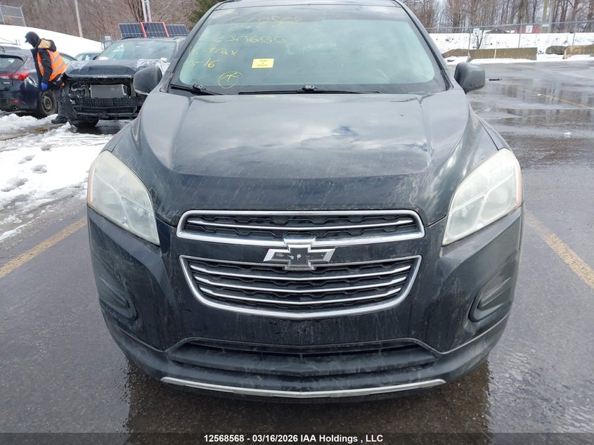 2016 Chevrolet Trax VIN: 3GNCJLSB1GL230600 Lot: 12568568