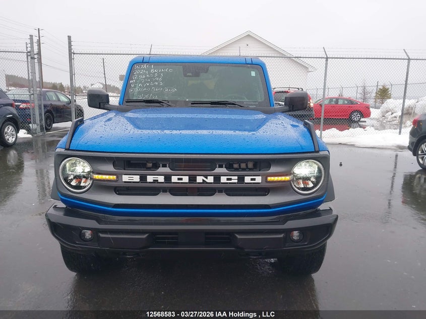 2024 Ford Bronco Big Bend VIN: 1FMDE7BH0RLA78493 Lot: 12568583