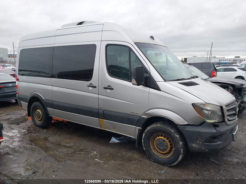 2014 Mercedes-benz Sprinter 2.1 2500 Standard Roof silver Lot 111012568598 Vin WDZBE7DC7E5833487