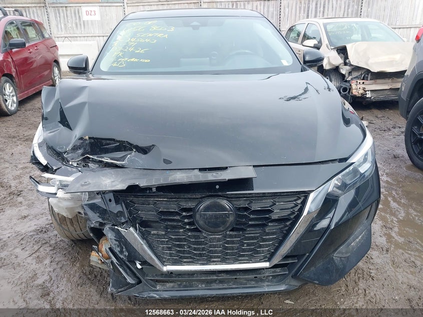 2022 Nissan Sentra Sv VIN: 3N1AB8CV9NY245643 Lot: 12568663