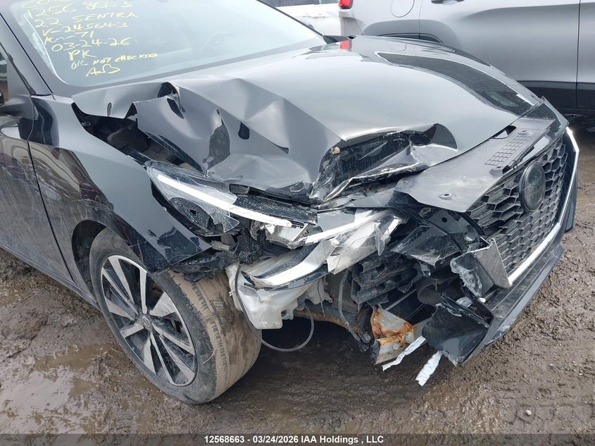 2022 Nissan Sentra Sv VIN: 3N1AB8CV9NY245643 Lot: 12568663