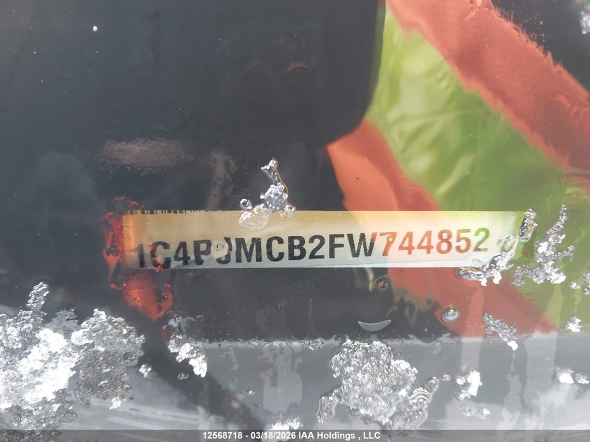 2015 Jeep Cherokee Latitude VIN: 1C4PJMCB2FW744852 Lot: 12568718