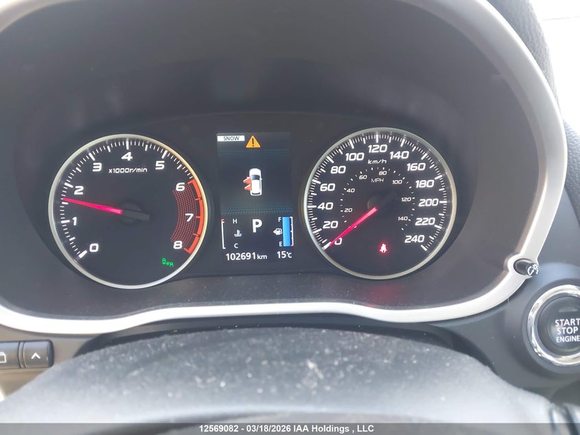 2019 Mitsubishi Eclipse Cross Le/Sp VIN: JA4AT4AA1KZ606443 Lot: 12569082