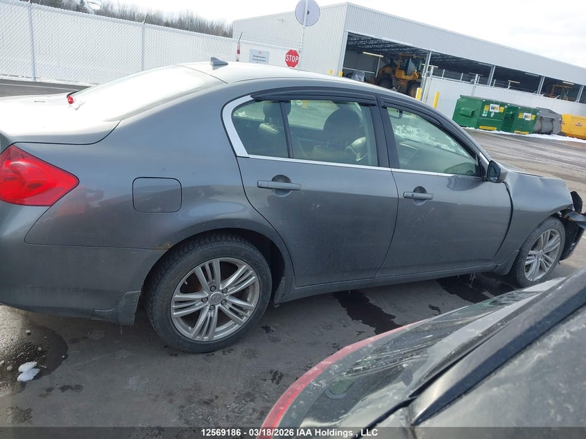 2011 Infiniti G25X VIN: JN1DV6AR5BM652615 Lot: 12569186