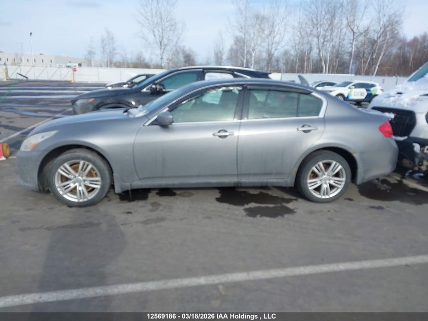 2011 Infiniti G25X VIN: JN1DV6AR5BM652615 Lot: 12569186