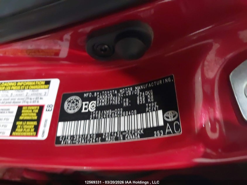 2010 Toyota Corolla S/Le/Xle VIN: 2T1BU4EE6AC269409 Lot: 12569331