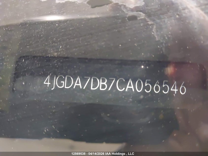 2012 Mercedes-Benz Ml 550 4Matic VIN: 4JGDA7DB7CA056546 Lot: 12569538