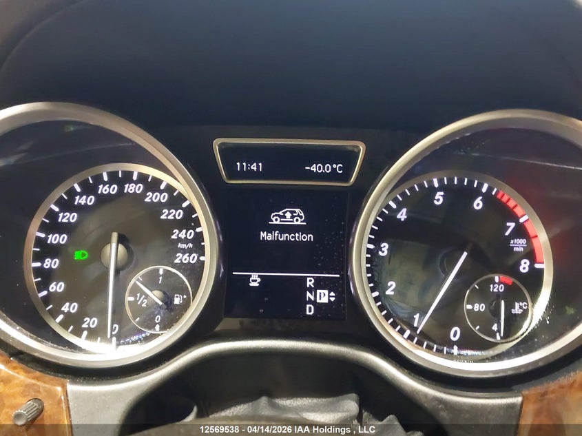 2012 Mercedes-Benz Ml 550 4Matic VIN: 4JGDA7DB7CA056546 Lot: 12569538