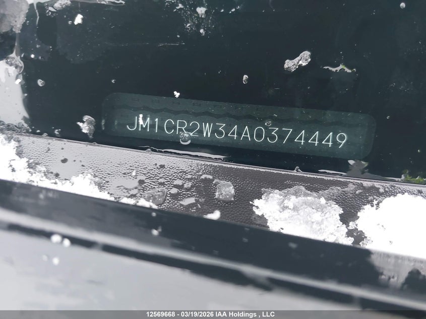 2010 Mazda 5 VIN: JM1CR2W34A0374449 Lot: 12569668