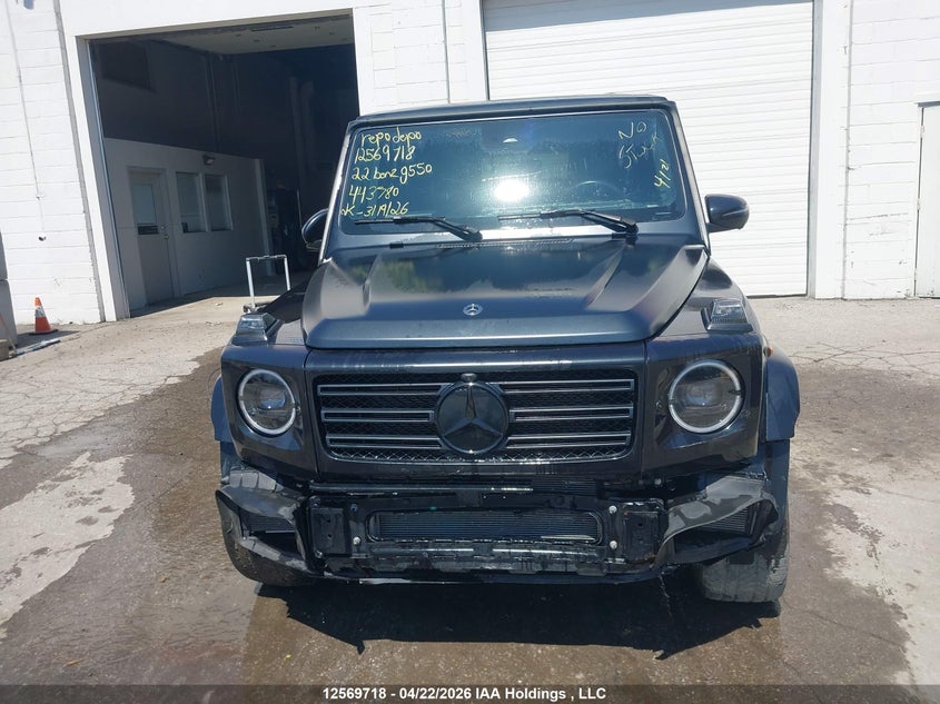 2022 Mercedes-Benz G 550 4Matic VIN: W1NYC6BJ4NX443780 Lot: 12569718