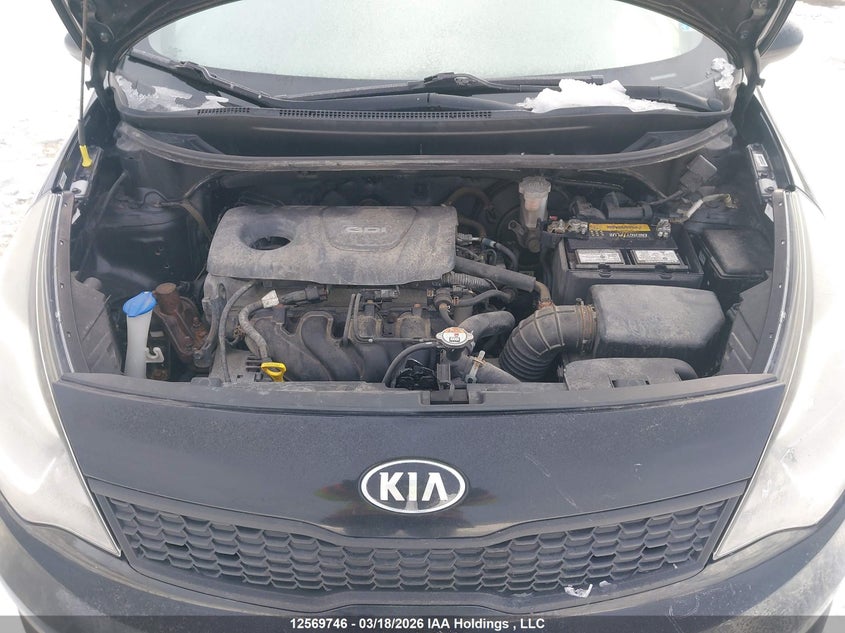 2016 Kia Rio Ex/Ex+ W/Sunroof/Lx/Lx+/Lx+ Eco/Sx VIN: KNADM4A36G6008629 Lot: 12569746