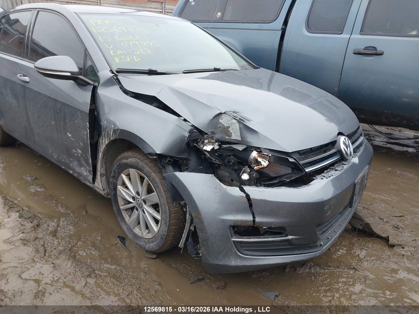 2015 Volkswagen Golf Tdi VIN: 3VW2A7AU0FM079995 Lot: 12569815