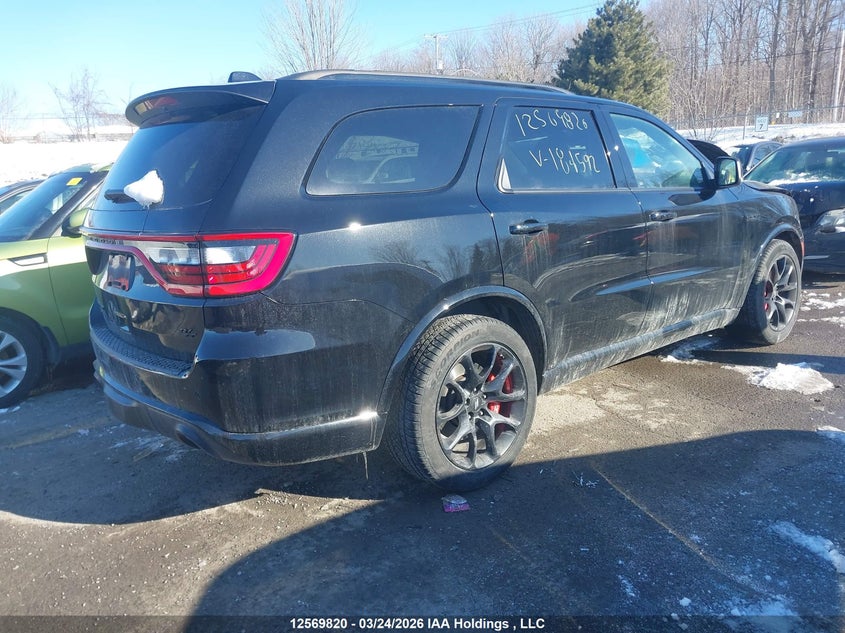 Vin: 1c4sdjct8rc184592, lot: 2963939, dodge durango r/t 20244