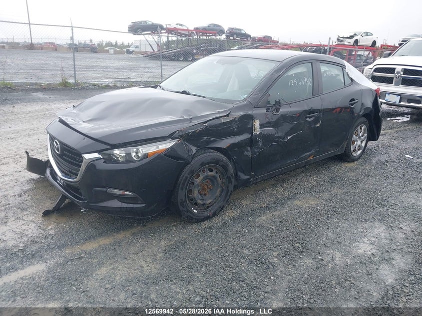 Vin: jm1bn1u72h1120251, lot: 2964067, mazda 3 sport 20172