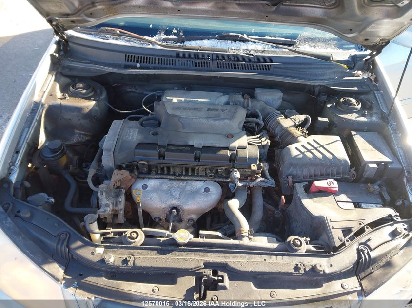 2007 Kia Spectra VIN: KNAFE121675375893 Lot: 12570015