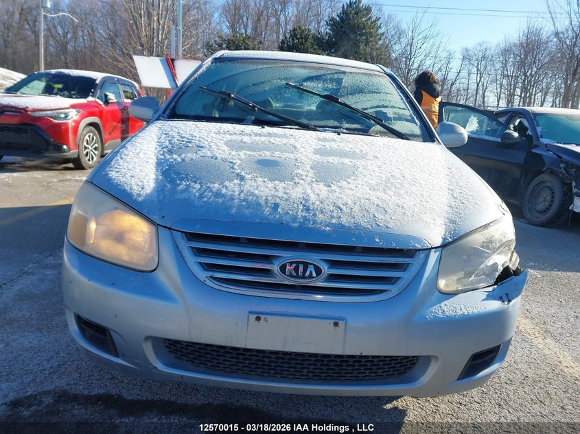 2007 Kia Spectra VIN: KNAFE121675375893 Lot: 12570015